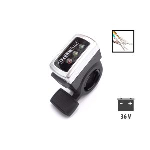 Gachette accelerateur indicateur batterie 36V